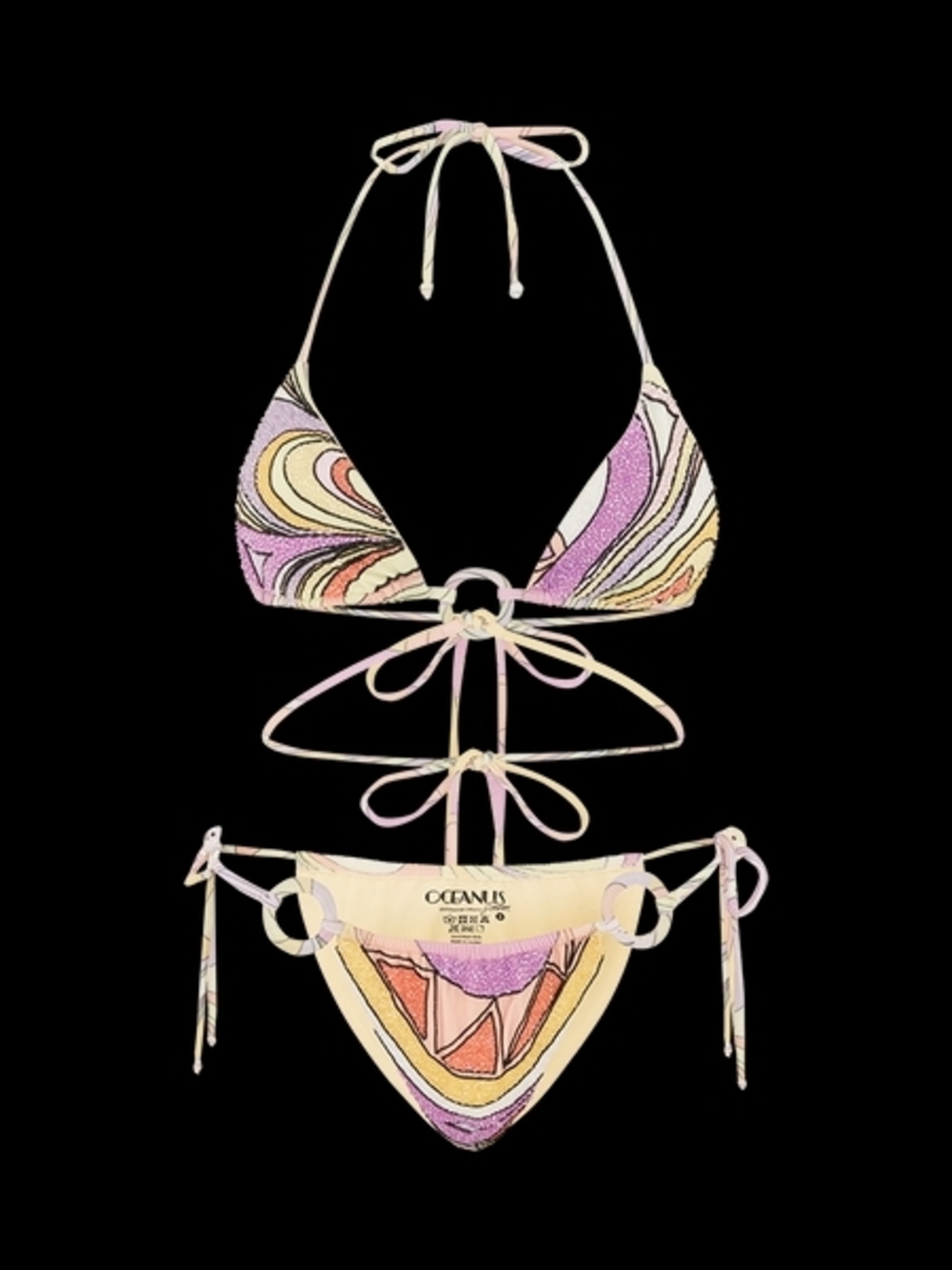 Oceanus  String Bikini XS Only Bottom
